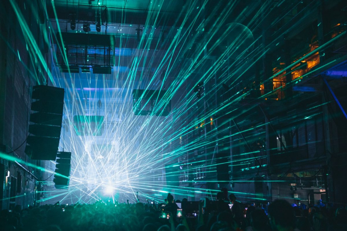 Picture taken during Red Bull Music Festival Aphex Twin Show