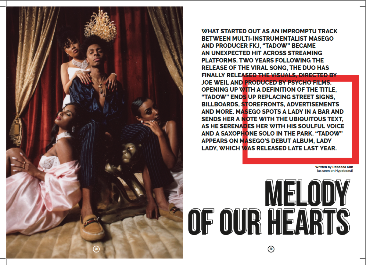 A spread from the 'Lady Lady' Magazine.